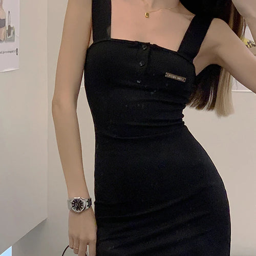 Load image into Gallery viewer, Summer Black Slim Strapless Women&#39;s Dresses New Sexy Tight Hip Solid Color Sleeveless High Street Fashion Female Dress
