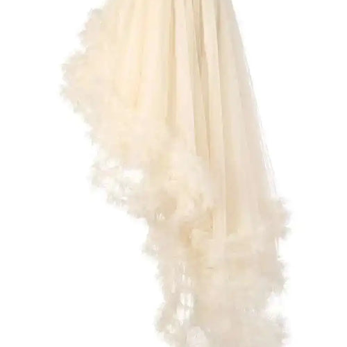 Load image into Gallery viewer, High Elastic Waist Purple Irregular Mesh Long Cake Half-body Skirt Women Fashion Tide New Spring Autumn 2025  1DF8498
