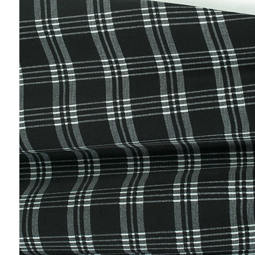 Load image into Gallery viewer, High Elastic Waist Black Plaid Button Spliced A-line Half-body Skirt Women Fashion Tide New Spring Autumn 2025 1DJ0917
