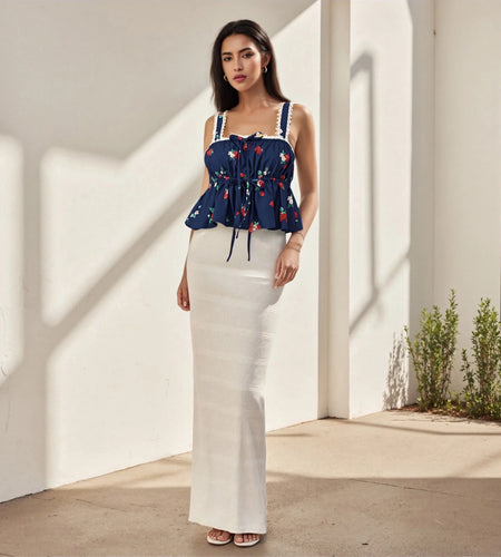 Strawberry Crop Top y2k Women Vest Lace Trim Tanks Tie-up Square Neck Sleeveless Open Back T Shirts 2000s Streetwear