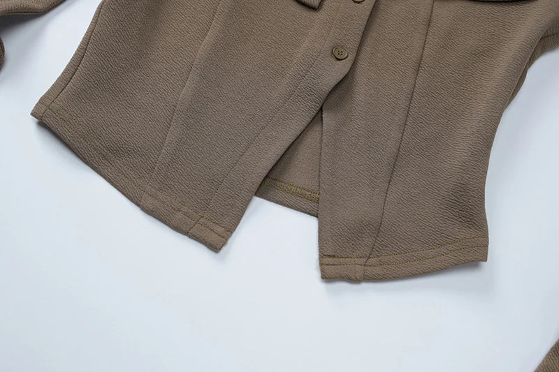 Sexy Two Piece Sets Women Off-shoulder Long Sleeve T-shirt And Mini Skirt Matching Sets Backless Sexy 2 Piece Sets