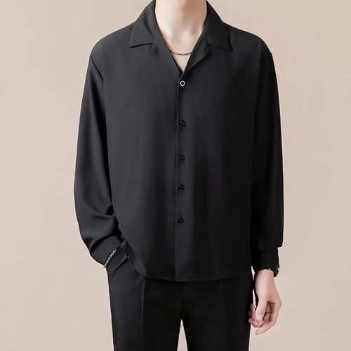 Load image into Gallery viewer, Male Shirts Spring Autumn Tide Loose Casual Style Men's Long Sleeved Turn-down Collar New Fashionable Shirts 9W120501
