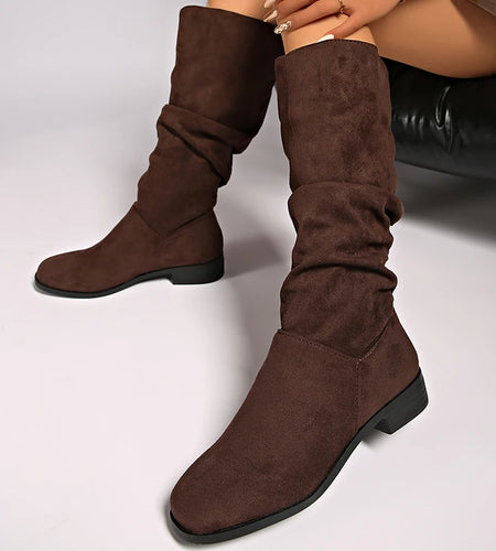 Boots Women's High Boots For Winter Shoes Woman Heels Botas Mujer New High Knee Boots Women Luxury Long Winter Footwear Snow