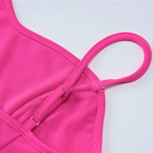 Load image into Gallery viewer, Patchwork Spaghetti Strap Maxi Dress For Women Color Contrast Slipdress Ladies Sleeveless Backless Loose Long Dress
