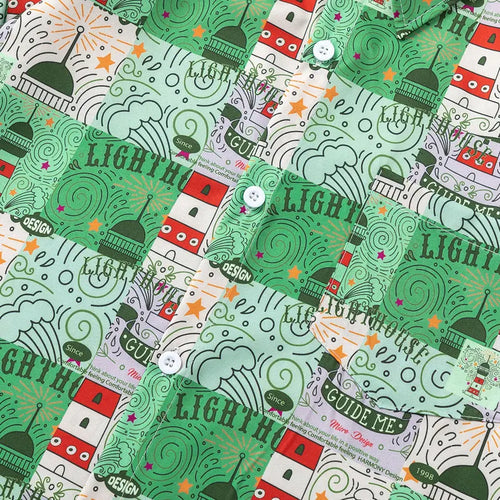 Load image into Gallery viewer, Men Harajuku Hawaiian Shirt Streetwear Graphic Printed Button Up Beach Summer Blouse Hip Hop Casual Baggy Short Sleeve Shirts
