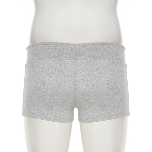 Load image into Gallery viewer, Casual Solid Drawstring Mini Micro Shorts Women&#39;s Skinny Sporty Knitted Short Bottoms Summer Basic Yoga Homewear New
