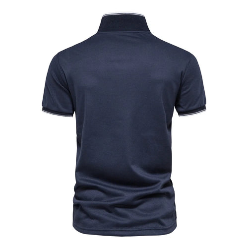 Load image into Gallery viewer, V Neck Polo Shirts for Men Solid Color Short Sleeve Classic Mens Polos 2022 New Summer Polo Shirt Men Clothing
