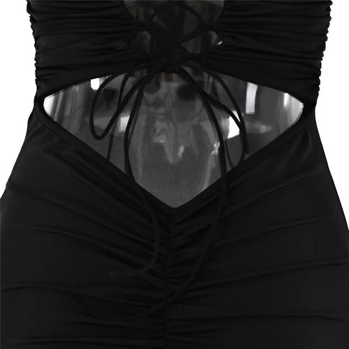 Load image into Gallery viewer, Strapless Backless Lace-up Maxi Dress For Women Summer New Off-shoulder Sleeveless Bodycon Club Party Long Dress
