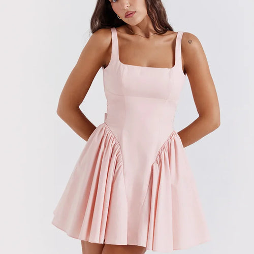 Load image into Gallery viewer, Elegant Sleeveless Bodycon Dress Women Summer New French Dress Sexy Backless Bow Party Club Evening Dress Short Skirt
