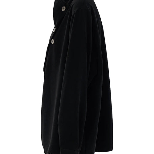 Load image into Gallery viewer, Women Brown Button Irregular Big Size Blouse New Stand Collar Long Sleeve Shirt Fashion Tide Spring Autumn 2025 CPG2111
