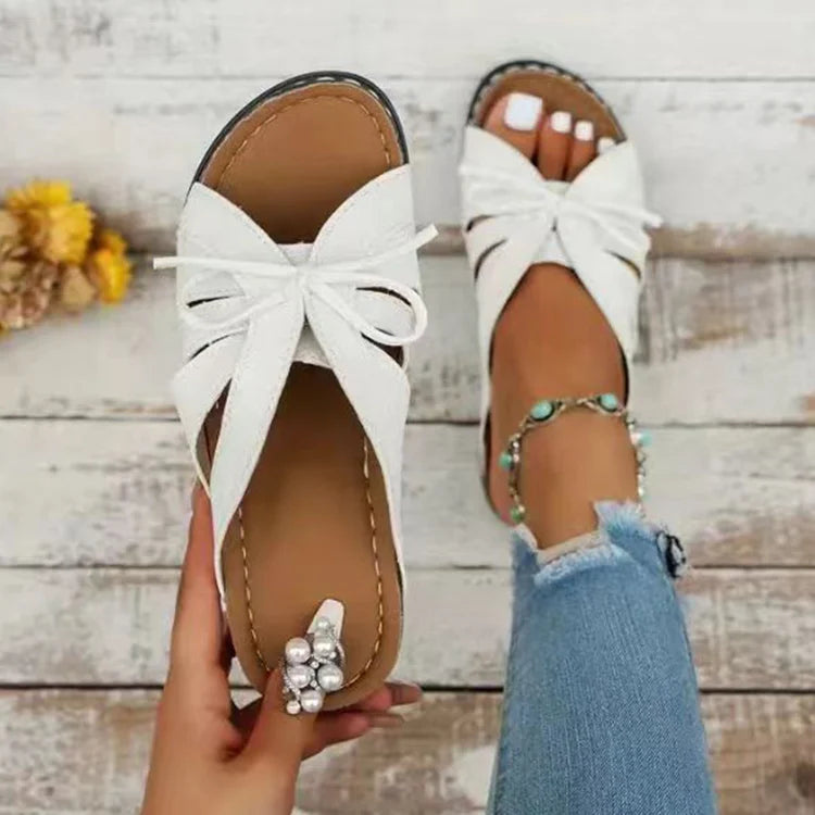 Women's Sandals Sweet Summer Shoes Woman Heels Sandals Summer Slippers Sandalias De Mujer Inddor Outdoot Heeled Footwear Women