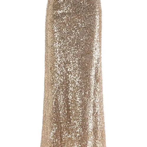 Load image into Gallery viewer, High Elastic Waist Gray Sequins Shining Elegant Long Half-body Skirt Women Fashion Tide New Spring Autumn 2025 1DH7488
