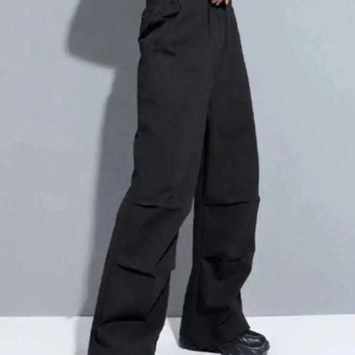 Load image into Gallery viewer, High Elastic Waist Rose Red Long Pocket Overalls Pants New Loose Fit Trousers Women Fashion Spring Autumn 2025 1DH0996
