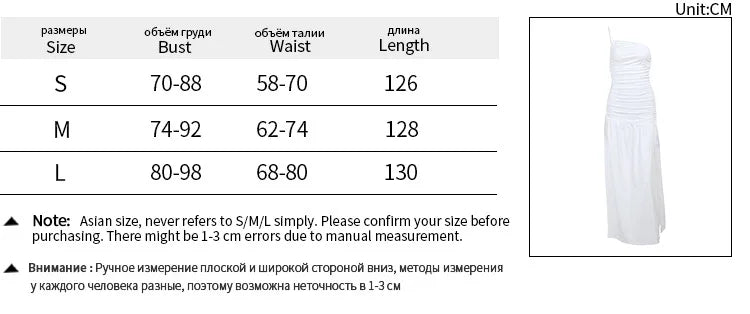 Sleeveless High Split Maxi Dress For Women Fashion Single Shoulder Strap Off-shoulder Backless Bodycon Sexy Long Dress