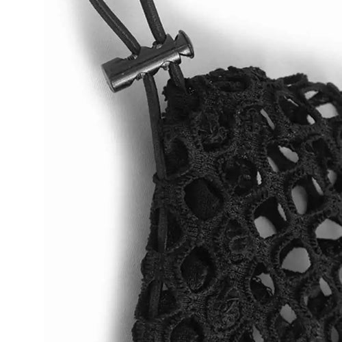 Load image into Gallery viewer, High Waist Black Denim Hollow Out Long Casual Wide Leg Jeans New Women Trousers Fashion Tide Spring Autumn 2025 1DH9802
