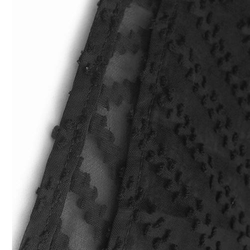 Load image into Gallery viewer, Women Blue Grid Hollow Out Big Size Midi Shirt Dress New Lapel Short Sleeve Fashion Tide Spring Summer 2025 1DJ1208
