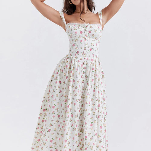 Load image into Gallery viewer, Summer Black Holiday Party Dresses Elegant Spaghetti Strap Midi Lace Up Dress Black Casual Women New In Dress 2023
