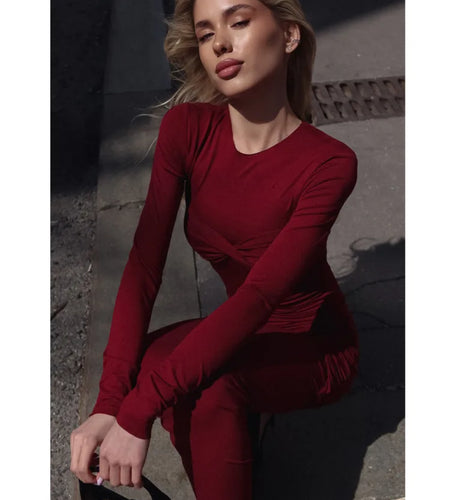 Elegant Long Sleeved Elastic Tight Dress Women Pleated Double-layer Party Club Evening Dress Female Slim Vestido 2024