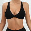 twist bra black