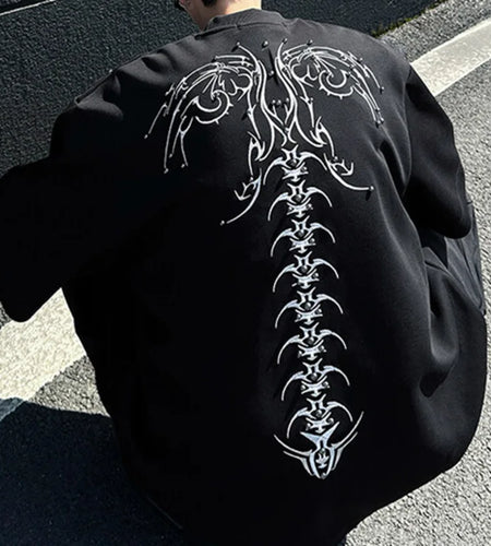 Men's T-shirts Short Sleeve New Krorean Fashion Embroidery Nail Pad Shoulder Decoration Tide Male Pullover Top 9W1664