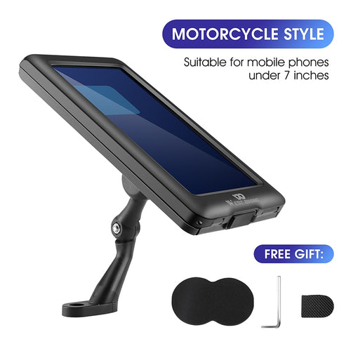Load image into Gallery viewer, Bike Phone Holder Adjustable Rotatable Waterproof 7.0 inch Mobile Phone Support Motorcycle Bicycle Cycling Mount
