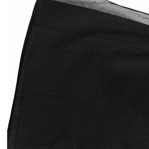 Load image into Gallery viewer, Women Black Topstitched Mesh Big Size Strap Dress New Square Collar Sleeveless Fashion Tide Spring Autumn 2025  1DH6192
