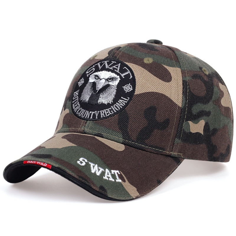 SWAT Army Cap Male Embroidered Eagle Black Baseball Caps Men Gorras Para Hombre Women Snapback Bone Masculino Tactical Cap