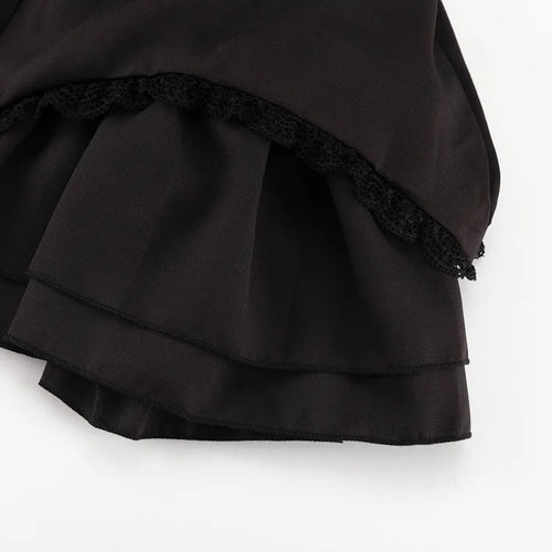 Load image into Gallery viewer, Sleeveless Ruffled Sexy Mini Dress For Women Robe Spaghetti Strap Backless Lace-up Bodycon Dress Elegant Clubwear
