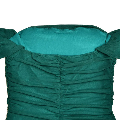 Load image into Gallery viewer, Elegant Off-shoulder Bodycon Maxi Dress Women Two Layer Mesh Fashion Strapless Backless Night Club Party Sexy Dress
