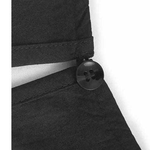 Load image into Gallery viewer, Women Black Pockets Drawstring Big Size Vest Dress New Round Neck Sleeveless Fashion Tide Spring Summer 2025 1DJ0658
