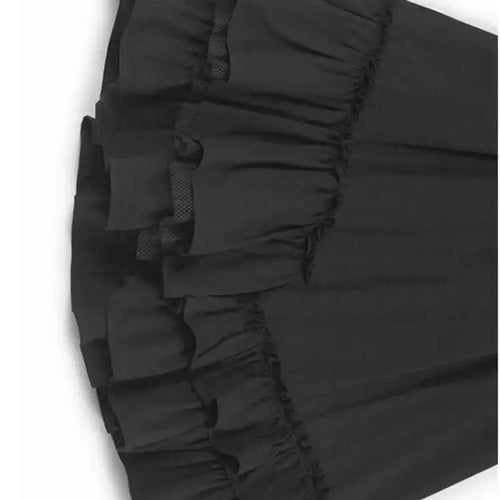 Load image into Gallery viewer, High Elastic Waist Green Pleated Ruffles Elegant Midi Half-body Skirt Women Fashion Tide New Spring Autumn 20251DJ0183
