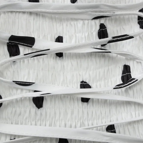 Load image into Gallery viewer, Halter Print Polka Dot Mini Dress Women Fashion Off-shoulder Sleeveless Backless High Waist A-line Club Party Dress
