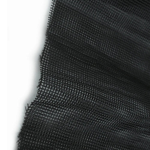 Load image into Gallery viewer, Women Black Denim Burr Mesh Spliced Big Size Vest Dress New Lapel Sleeveless Fashion Tide Spring Autumn 2025   1DJ1352
