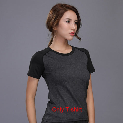 Load image into Gallery viewer, Women&#39;s Sportswear For Yoga Sets Jogging Clothes Gym Workout Fitness Training Sports T-Shirts Running Pants Leggings Suit
