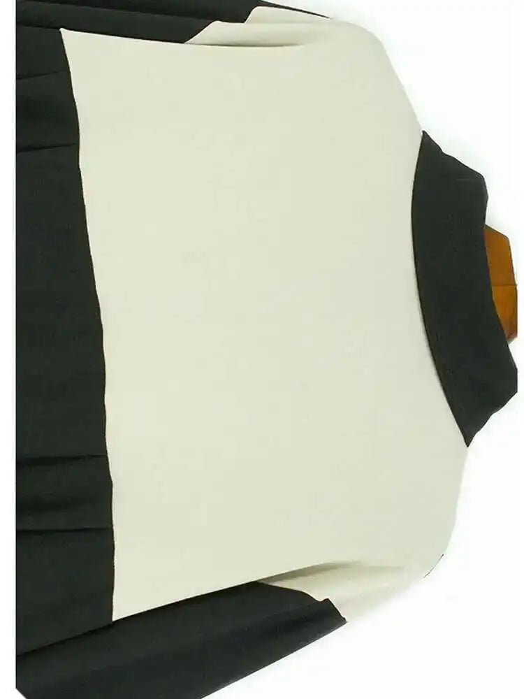 Women Green Color-block Pocket Big Size Casual Blouse New Lapel Long Sleeve Shirt Fashion Tide Spring Autumn 2025 1DH4567