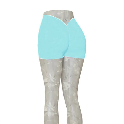 Load image into Gallery viewer, 24Colors Nylon Back V Butt Yoga Pants Women High Waist Fitness Workout Gym Running Scrunch Leggings Shorts Active Wear
