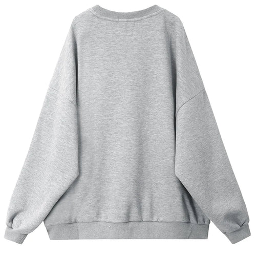 Load image into Gallery viewer, Patchwork Bowkont Sweatshirts For Women Round Neck Long Sleeve Design Casual Loose Sweatshirt Female 2023 Autumn
