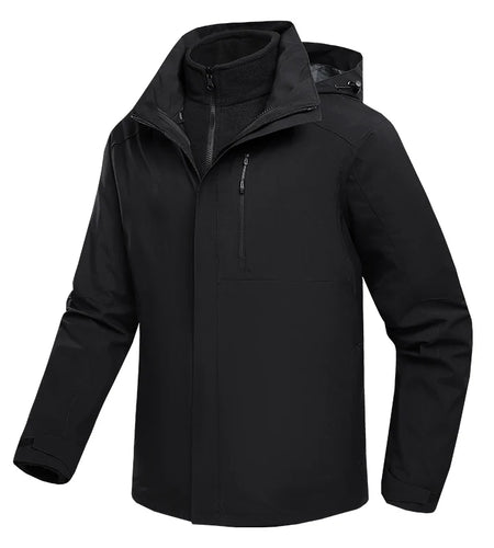 Thick Warm Jacket Winter Men's Hooded Parka Windbreaker Coat Waterproof unisex windproof Camping Climbing Skiing Jackets parkas