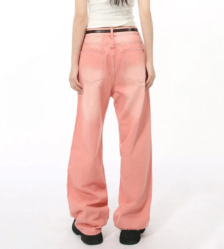 Men's Jeans Summer New American Straigh Casual Male Jeans High Street Multi Colors Simple Bottoms Women Fitting 9A5577