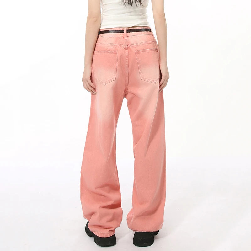 Men's Jeans Summer New American Straigh Casual Male Jeans High Street Multi Colors Simple Bottoms Women Fitting 9A5577