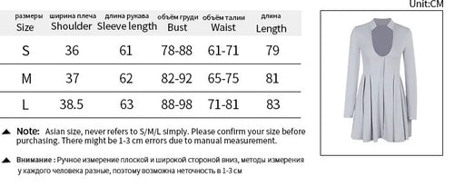 Load image into Gallery viewer, Gray Long Sleeve Sexy Mini Dress Women Solid V Neck High Waist A-line Club Party Pleated Sexy Dress Elegant Clubwear
