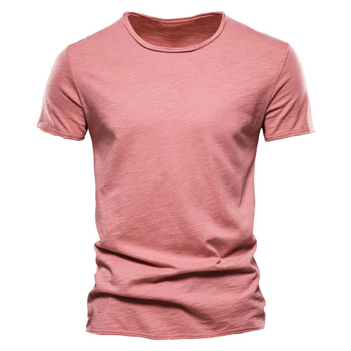 Load image into Gallery viewer, Brand Quality 100% Cotton Men T-shirt V-neck Fashion Design Slim Fit Soild T-shirts Male Tops Tees Short Sleeve T Shirt For Men v2
