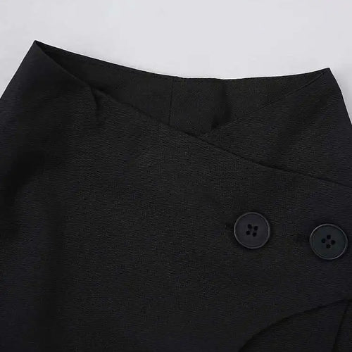 Load image into Gallery viewer, Women Black Irregular Spliced Big Size Blouse New Stand Collar Long Sleeve Shirt Fashion Tide Spring Autumn 2025 CPG1573
