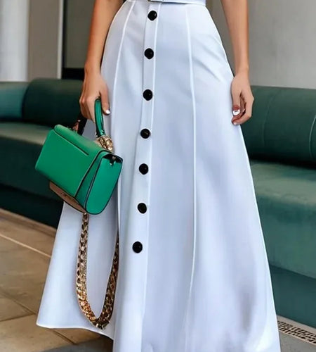 Womens Summer Shirt Dress 2025 New Fashion Short Sleeve Woman Casual Long White Dresses with Belt Simple Clothing