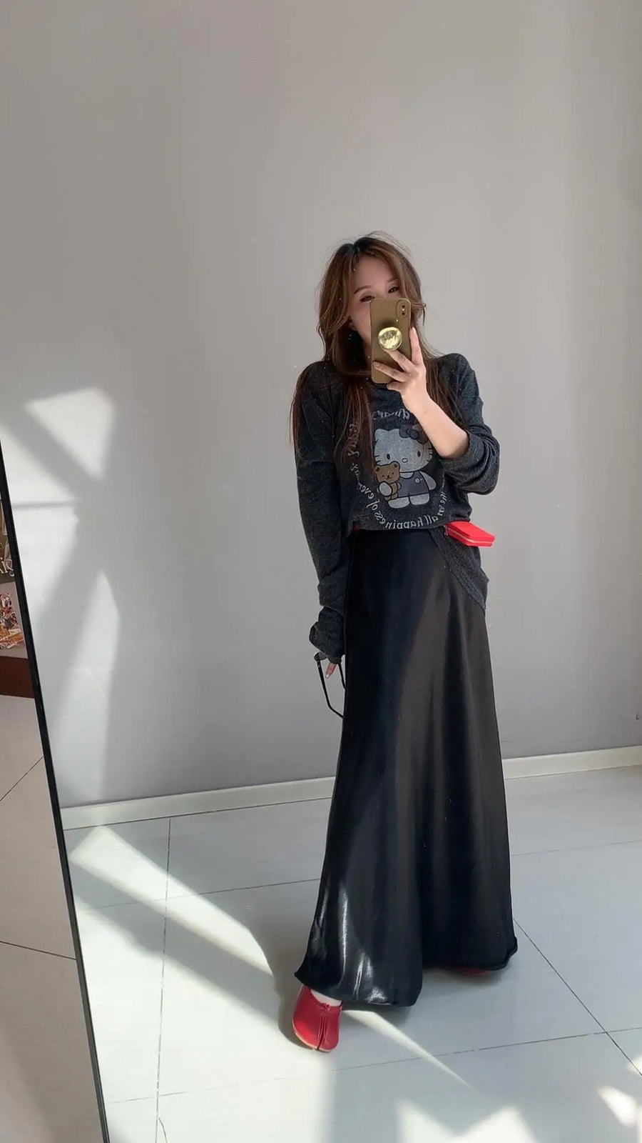 Spring Summer French Fashion Solid Elegant Versatile Long Skirts Women Temperament High Waisted Vacation Fishtail Half Skirt New