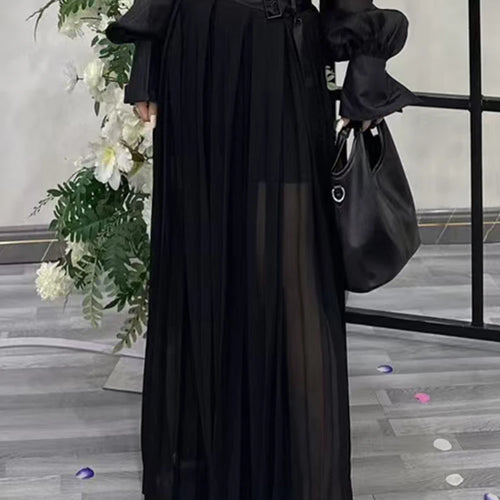 Load image into Gallery viewer, Solid Spliced Button Two Piece Set Dor Women Lapel Long Sleeve Top High Waist Loose Skirt Sets Female Fashion New
