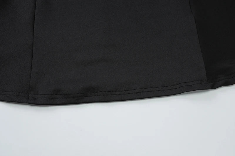 Sexy Sleeveless Patchwork Off-shoulder Backless Strapless Mini Dress For Women Solid Zipper Slim Sexy Club Party Dress