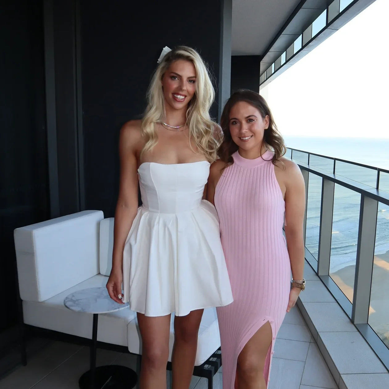 Elegant Strapless Bodycon Party Dresses 2024 New Mini White Corset Dress Sexy Casual Holiday Flare Dress 2024