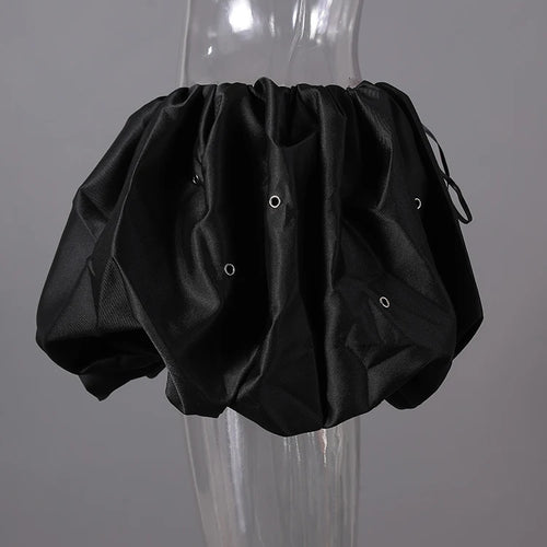 Load image into Gallery viewer, High Elastic Waist Black Bandage Elegant Mini Bud Half-body Skirt Women Fashion Tide New Spring Autumn 2025 11A0273
