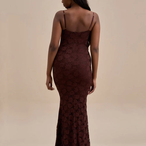 Load image into Gallery viewer, Spaghetti Strap Backless Sexy Maxi Dress For Women Gown Elegant Sleeveless Evening Club Party Bodycon Dress Clubwear

